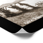 Lake Toxaway NC Boats Foto 1911 Poster (Ecke)