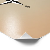 Lake Travis Texas Map Fotodruck (Ecke)