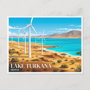 Lake Turkana Wind Power Loiyangalani Kenia Postkarte