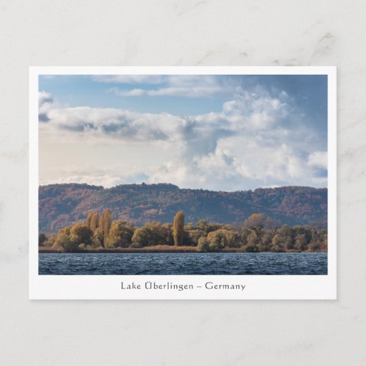 Lake Überlingen Deutschland Postkarte (Vorderseite)