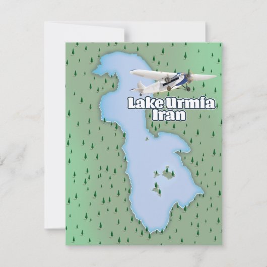 Lake Urmia Iran Reiseplan (Vorderseite)