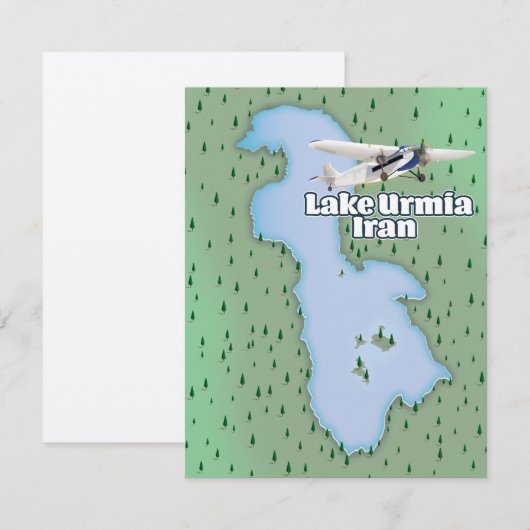 Lake Urmia Iran Reiseplan (Vorne/Hinten)