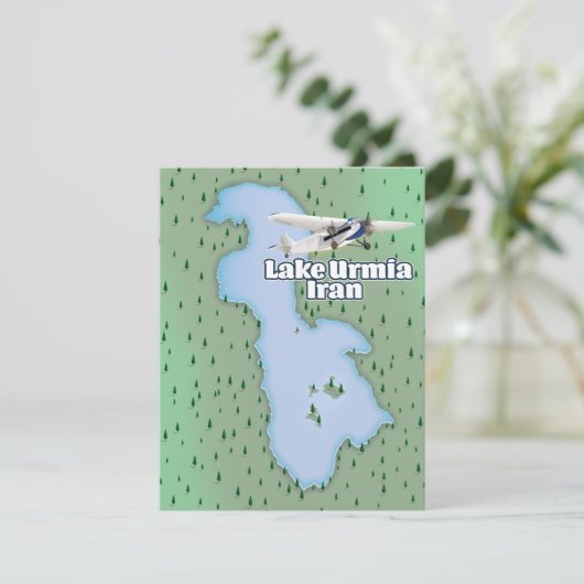 Lake Urmia Iran Reiseplan (Stehend Vorderseite)
