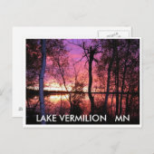 Lake Vermilion Postkarte (Vorne/Hinten)