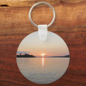 Lake Vermilion Sunset Schlüsselanhänger (Vorderseite)