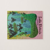 Lake Victoria African travel poster Puzzle (Horizontal)