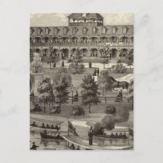 Lake View House in Asbury Park, NJ Postkarte (Vorderseite)