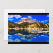 Lake View Lassen Volcanal-Nationalpark Postkarte (Vorne/Hinten)