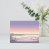 Lake View Post Card Postkarte (Stehend Vorderseite)