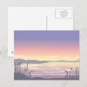 Lake View Post Card Postkarte (Vorne/Hinten)