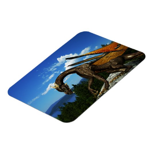 Lake View Vinyl Magnet (Linke Seite)