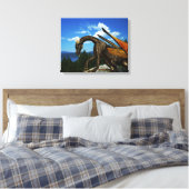 Lake View Wrapped Canvas Leinwanddruck (Insitu (Schlafzimmer))