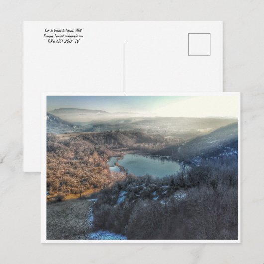 Lake Virieu der Große Postkarte (Vorne/Hinten)