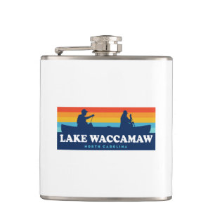 Lake Waccamaw North Carolina Canoe Flachmann