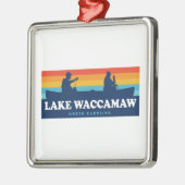 Lake Waccamaw North Carolina Canoe Ornament Aus Metall (Links)