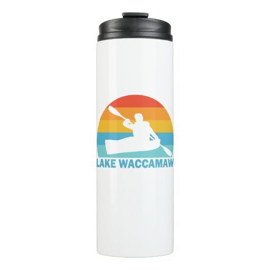 Lake Waccamaw North Carolina Kayak Thermosbecher (Vorderseite)