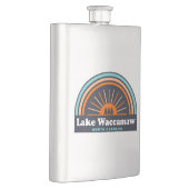 Lake Waccamaw North Carolina Rainbow Flachmann (Rechts)