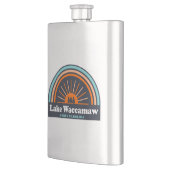 Lake Waccamaw North Carolina Rainbow Flachmann (Links)