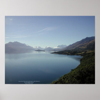 Lake Wakatipu bei Glenorchy, Neuseeland Poster