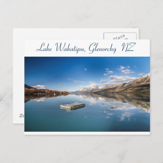 Lake Wakatipu Glenorchy NZ Postkarte (Vorne/Hinten)
