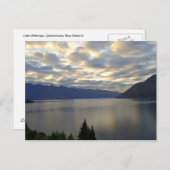 Lake Wakatipu, Queenstown, NZ Postkarte (Vorne/Hinten)