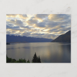 Lake Wakatipu, Queenstown, NZ Postkarte