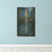 Lake Wales, FL - Sicht auf den See & Singen Leinwanddruck (Insitu (Holzboden))