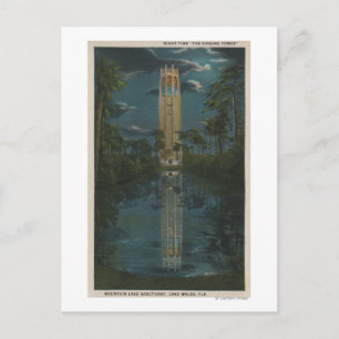 Lake Wales, FL - Sicht auf den See & Singen Postkarte