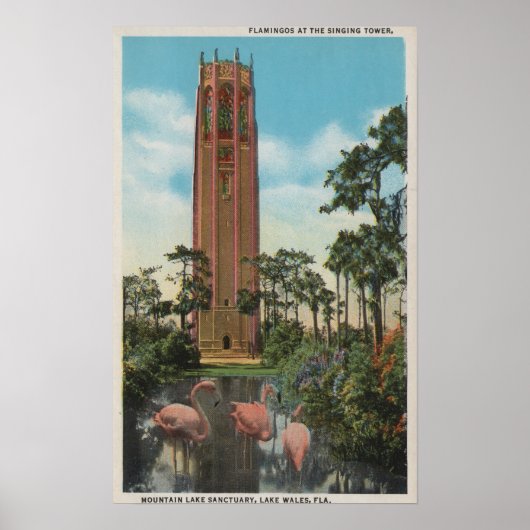 Lake Wales, FL - View of Singing Poster (Vorne)