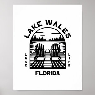 Lake Wales Florida im Freien Vintage 1 Poster