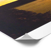 Lake Wallenpaupack Sunset Poster (Ecke)