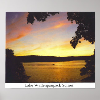 Lake Wallenpaupack Sunset Poster