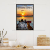 Lake Wallenpaupack Wayne County Pennsylvania Poster (Küche)