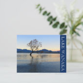 Lake wanaka Blues Postkarte (Stehend Vorderseite)
