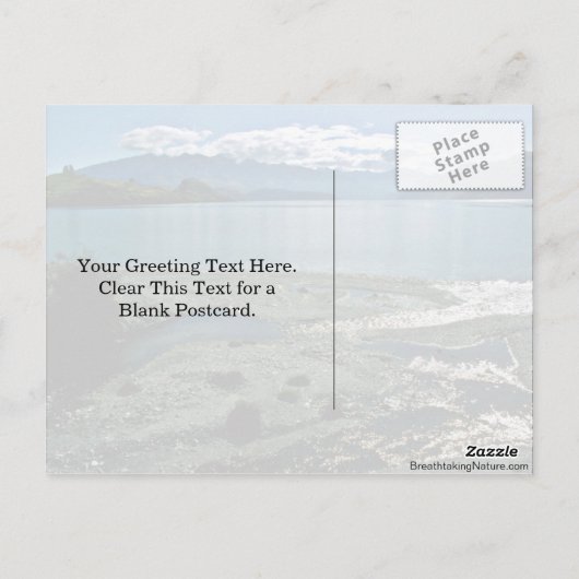 Lake Wanaka Postkarte (Rückseite)