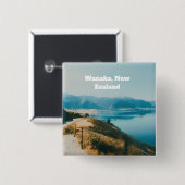 Lake Wanaka, Südinsel, Neuseeland Button (Vorne & Hinten)