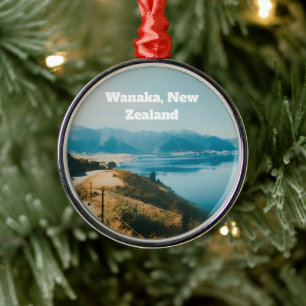Lake Wanaka, Südinsel, Neuseeland Ornament Aus Metall