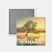 Lake Wanaka Tree New Zealand Travel Magnet (Vorderseite/Rückseite)