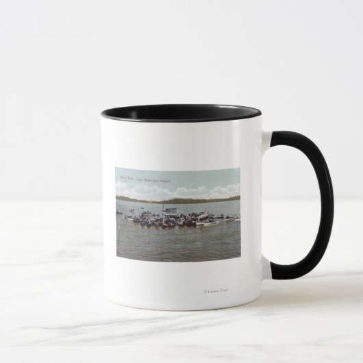 Lake Washington Regatta Scene Tasse (Rechts)