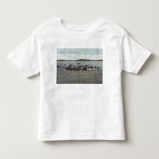 Lake Washington Regatta-Szene Kleinkind T-shirt (Vorderseite)
