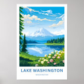 Lake Washington Travel Print Poster (Vorne)