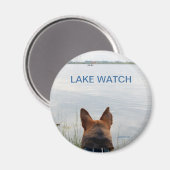 LAKE WATCH DOG MAGNET (Vorderseite/Rückseite)