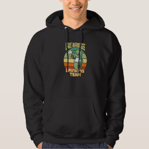 Lake Wawasee Trinkteam Lustiger Fisch Bier Angeln Hoodie