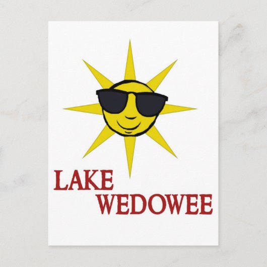 Lake Wedowee Postkarte (Vorderseite)