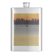 Lake Wendouree Calm Before Nightfall Flachmann (Vorderseite)