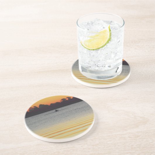 Lake Wendouree Calm Before Nightfall Getränkeuntersetzer (Seite)