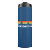 Lake Wheeler North Carolina Canoe Thermosbecher (Vorderseite)