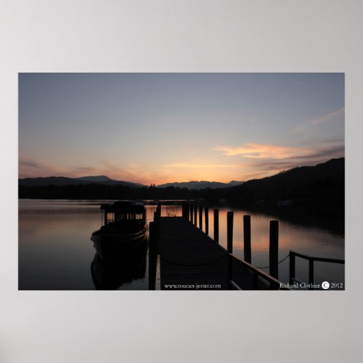 Lake Windemere, The Lake District Poster (Vorne)