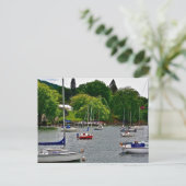 Lake Windermere England Postkarte (Stehend Vorderseite)