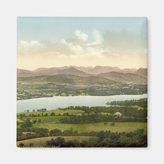 Lake Windermere I, Lake District, Cumbrien, Englan Magnet (Vorne)